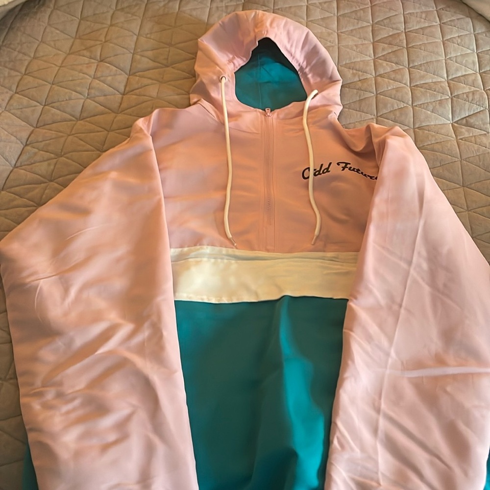 Odd Future Quarter Zip Windbreaker Pullover Jacket - image 1
